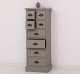 Narrow chest of drawers with 8 drawers