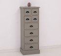 Narrow chest of drawers with 8 drawers