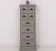 Narrow chest of drawers with 8 drawers