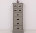 Narrow chest of drawers with 8 drawers