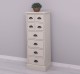 Narrow chest of drawers with 8 drawers