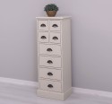 Narrow chest of drawers with 8 drawers