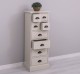 Narrow chest of drawers with 8 drawers