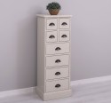 Narrow chest of drawers with 8 drawers