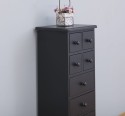 Narrow chest of drawers with 8 drawers