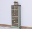 Narrow chest of drawers with 8 drawers