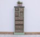 Narrow chest of drawers with 8 drawers