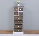 Narrow chest of drawers with 8 drawers