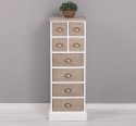 Narrow chest of drawers with 8 drawers