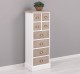 Narrow chest of drawers with 8 drawers