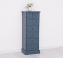 Narrow chest of drawers with 8 drawers