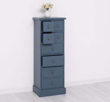 Narrow chest of drawers with 8 drawers