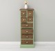 Narrow chest of drawers with 8 drawers