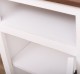 Nightstand with 1 door, open space, Shutter Collection