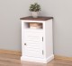 Nightstand with 1 door, open space, Shutter Collection