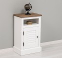 Nightstand with 1 door, open space, Shutter Collection