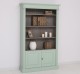 Bookcase with 2 doors, open shelf, Directoire Collection