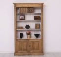 Bookcase with 2 doors, open shelf, Directoire Collection