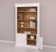 Bookcase with 2 doors, open shelf, Directoire Collection