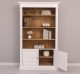 Bookcase with 2 doors, open shelf, Directoire Collection