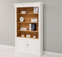 Bookcase with 2 doors, open shelf, Directoire Collection