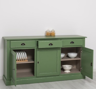 Buffet with 3 doors, 3 drawers, BAS