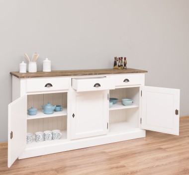 Buffet with 3 doors, 3 drawers, BAS