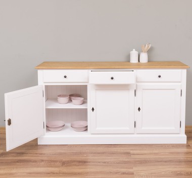 Buffet with 3 doors, 3 drawers, BAS