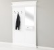 Hanger with mirror, 1 drawer