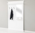 Hanger with mirror, 1 drawer