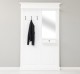 Hanger with mirror, 1 drawer