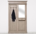 Hanger with mirror, 1 drawer