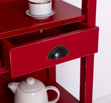 Shelf with 2 drawers, 3 shelves