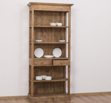 Shelf with 2 drawers, 3 shelves