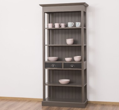 Shelf with 2 drawers, 3 shelves