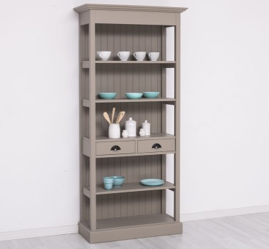 Shelf with 2 drawers, 3 shelves