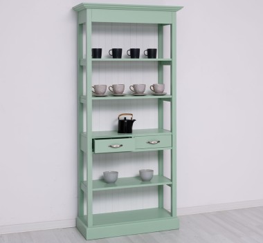 Shelf with 2 drawers, 3 shelves