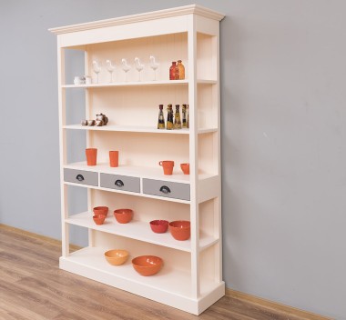 Large shelf with 3 drawers, 3 shelves