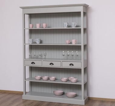 Large shelf with 3 drawers, 3 shelves