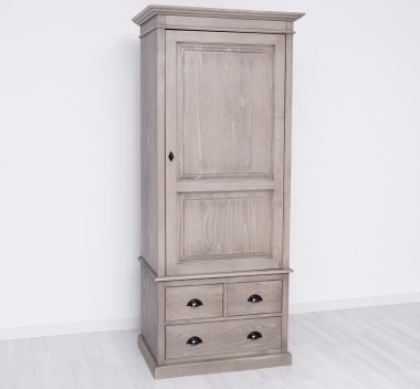 Wardrobe with 3 drawers