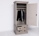 Wardrobe with 3 drawers