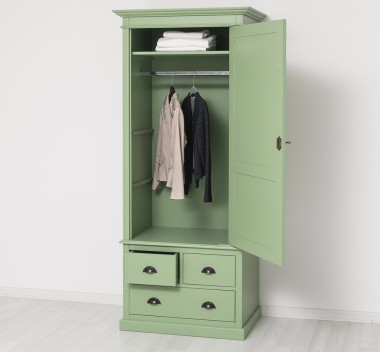 Wardrobe with 3 drawers