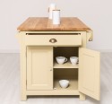 Kitchen island, oak top