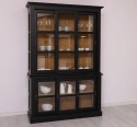 Kitchen display case with 3 sliding glass doors BAS + 3 sliding glass doors SUP