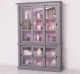 Kitchen display case with 3 sliding glass doors BAS + 3 sliding glass doors SUP