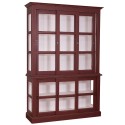 Kitchen display case with 3 sliding glass doors BAS + 3 sliding glass doors SUP