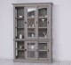 Kitchen display case with 3 sliding glass doors BAS + 3 sliding glass doors SUP