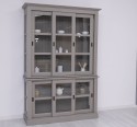 Kitchen display case with 3 sliding glass doors BAS + 3 sliding glass doors SUP