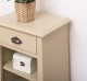 Nightstand with 1 drawer and open shelves