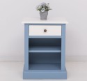 Nightstand with 1 drawer and open shelves